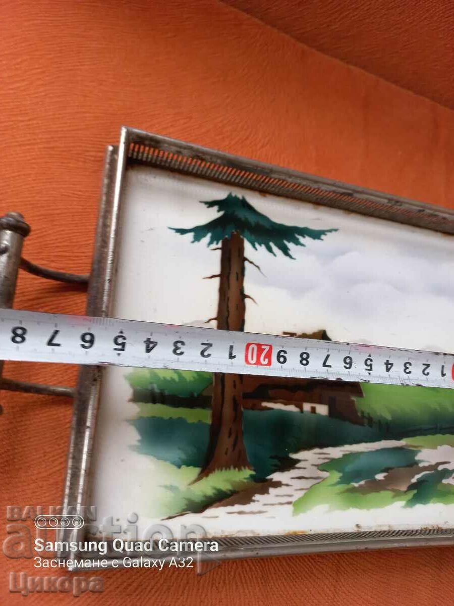 Auction OLD PORCELAIN TRAY PLATE Auction OLD PORCELAIN TRAY PLATE