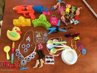 LOT OF CHILDREN'S TOYS FIGURES DOLL ACCESSORIES ETC.