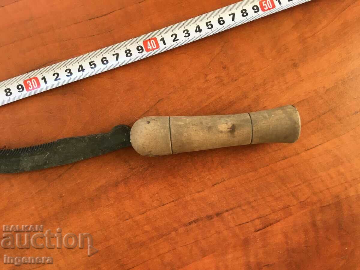 Auction  SICKLE ANTIQUE TOOL MARKED #16