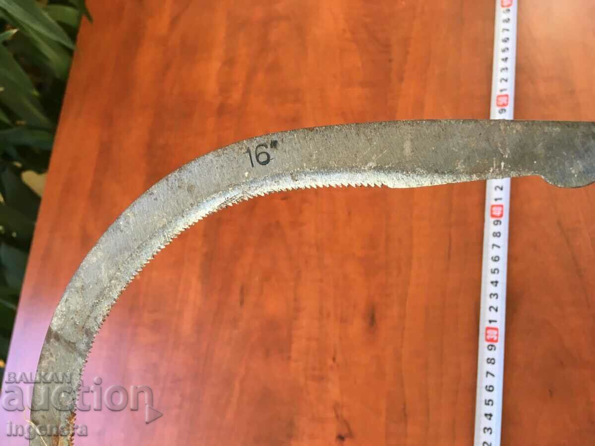 Delivery of SICKLE ANTIQUE TOOL MARKED #16
