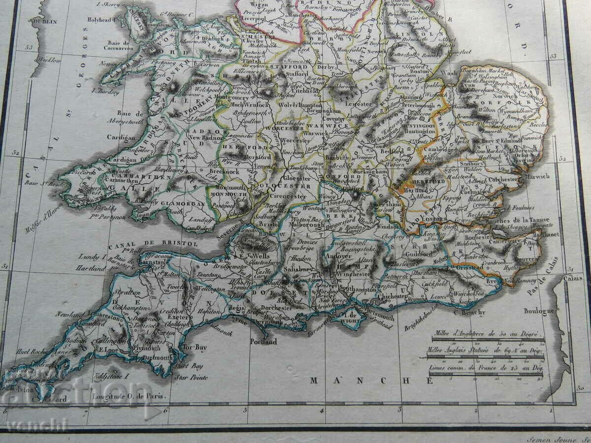 Delivery of 1816 - Map of Great Britain - Original - Excellent + Delivery of 1816 - Map of Great Britain - Original - Excellent +