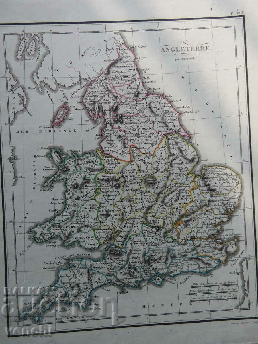 1816 - Map of Great Britain - Original - Excellent +