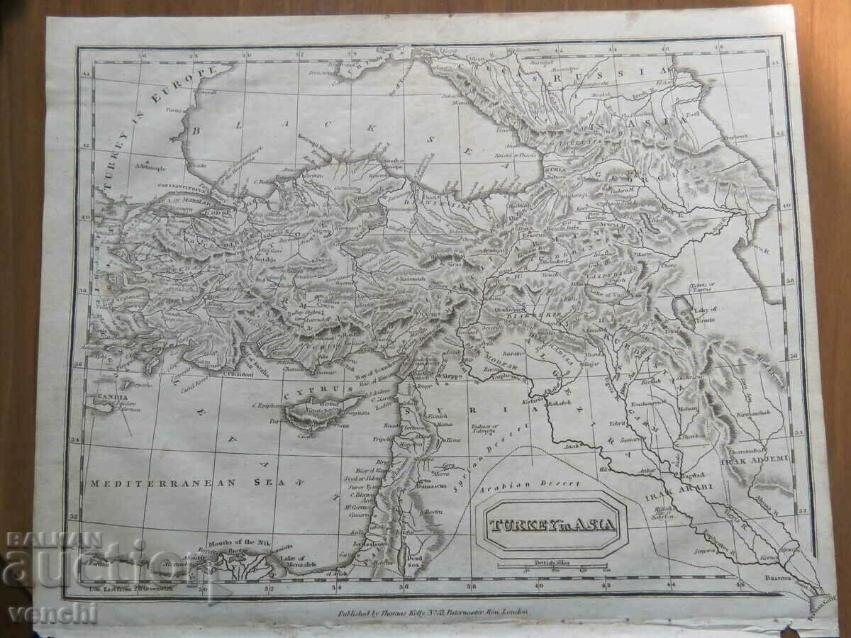 1824 - Harta Turciei din Asia = original + 1824 - Harta Turciei din Asia = original +