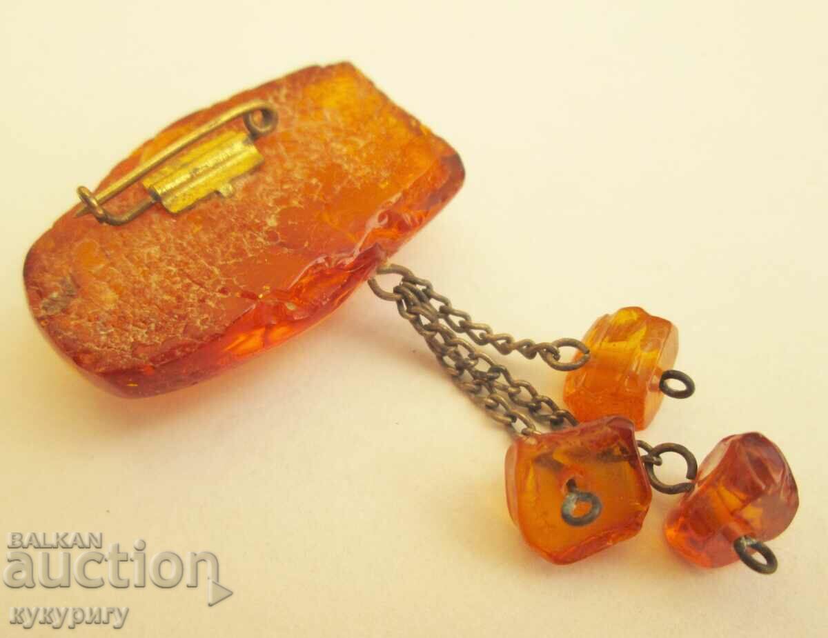 Παλιά Sots ρωσική κεχριμπαρένια καρφίτσα φυσικό κεχριμπάρι - 7 Παλιά Sots ρωσική κεχριμπαρένια καρφίτσα φυσικό κεχριμπάρι - 7