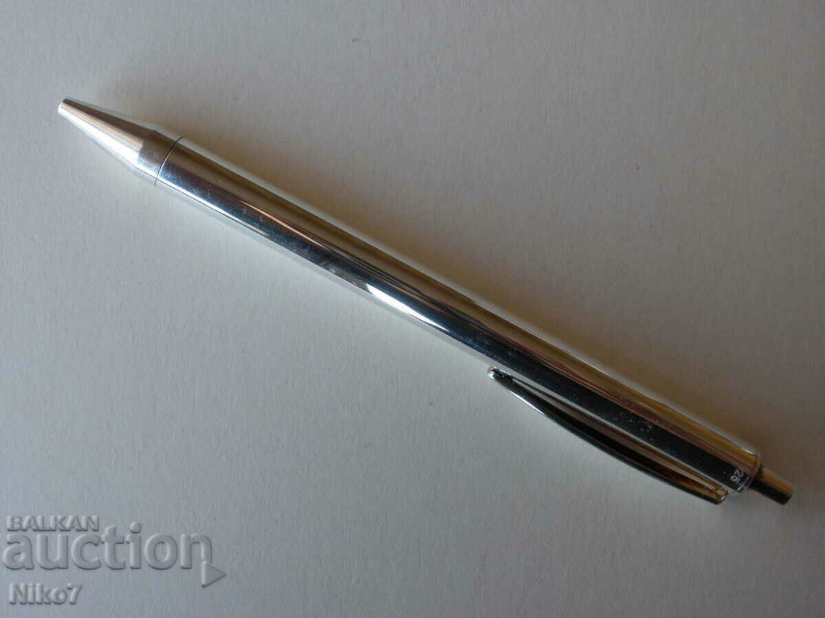 Silver pen, fountain pen. - 5 Silver pen, fountain pen. - 5