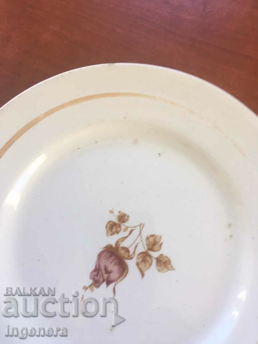 PORCELAIN PLATE DISHES 3 PCS with price 4.50 BGN | € 2.30 PORCELAIN PLATE DISHES 3 PCS with price 4.50 BGN | € 2.30