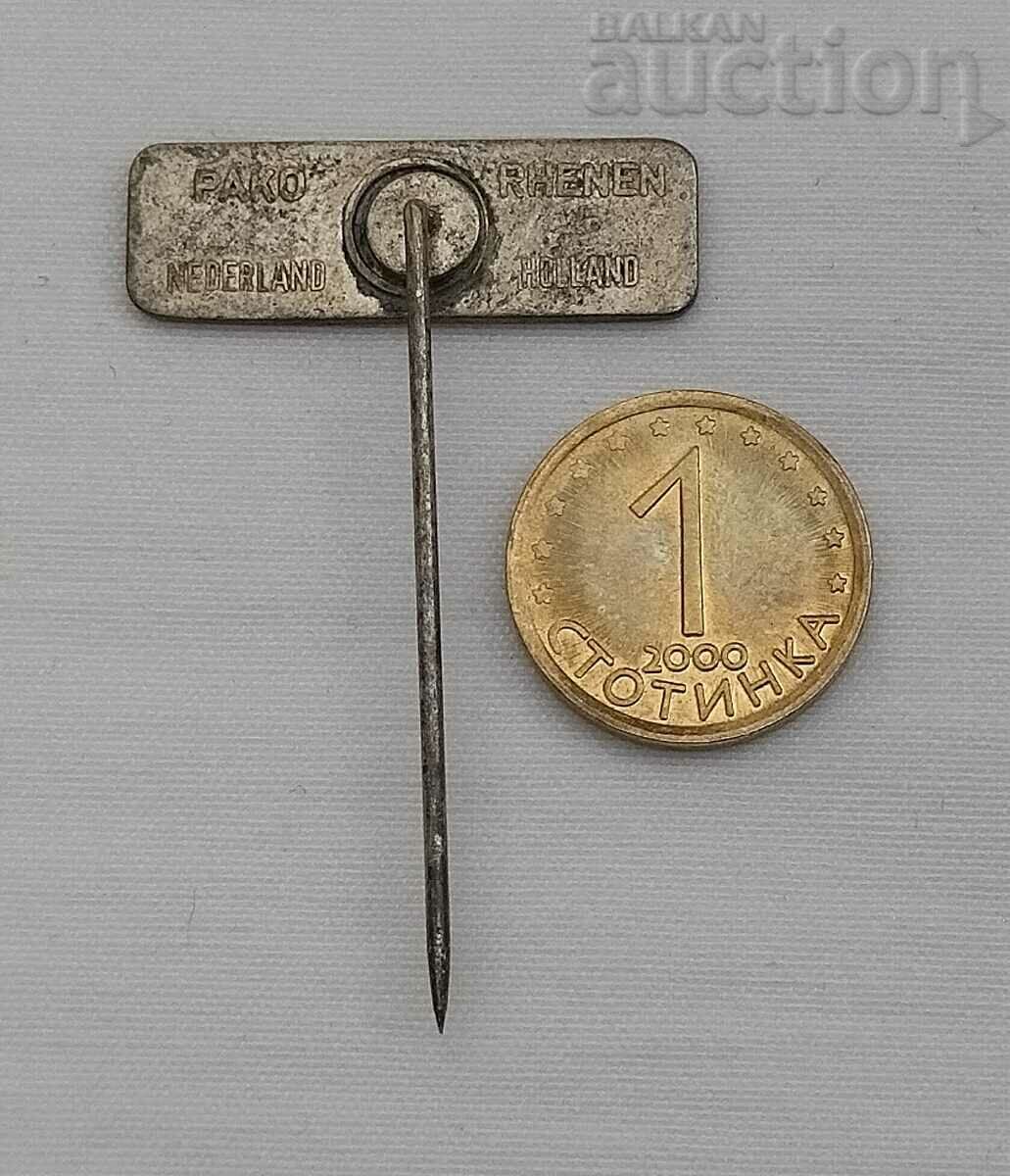 Auction  NETHERLANDS HOLLAND FLAG OLD BADGE