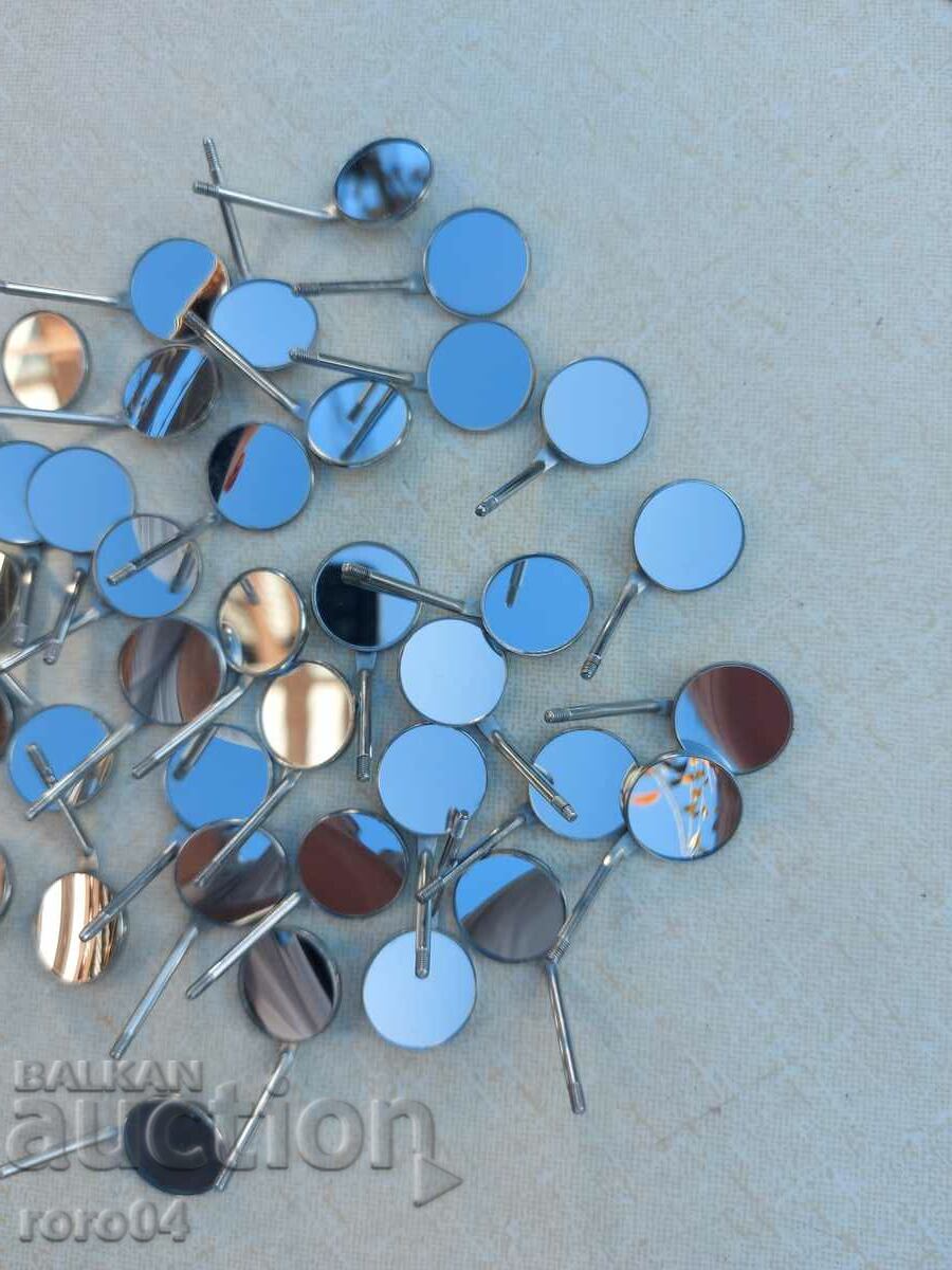 Auction  DENTAL MIRRORS - 37 pcs.