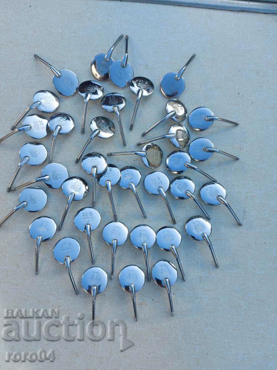 DENTAL MIRRORS - 37 pcs. - 5