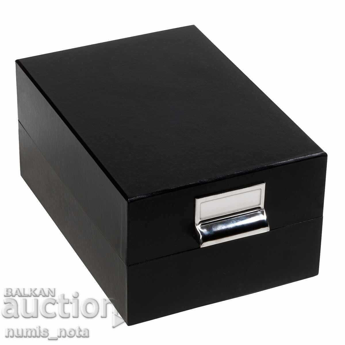 storage box LOGIK LEUCHTTURM C6 - black 170X120 mm - 5 storage box LOGIK LEUCHTTURM C6 - black 170X120 mm - 5