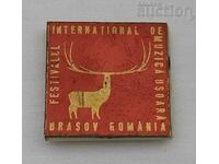 BRASOV ROMANIA MUSIC FESTIVAL BADGE
