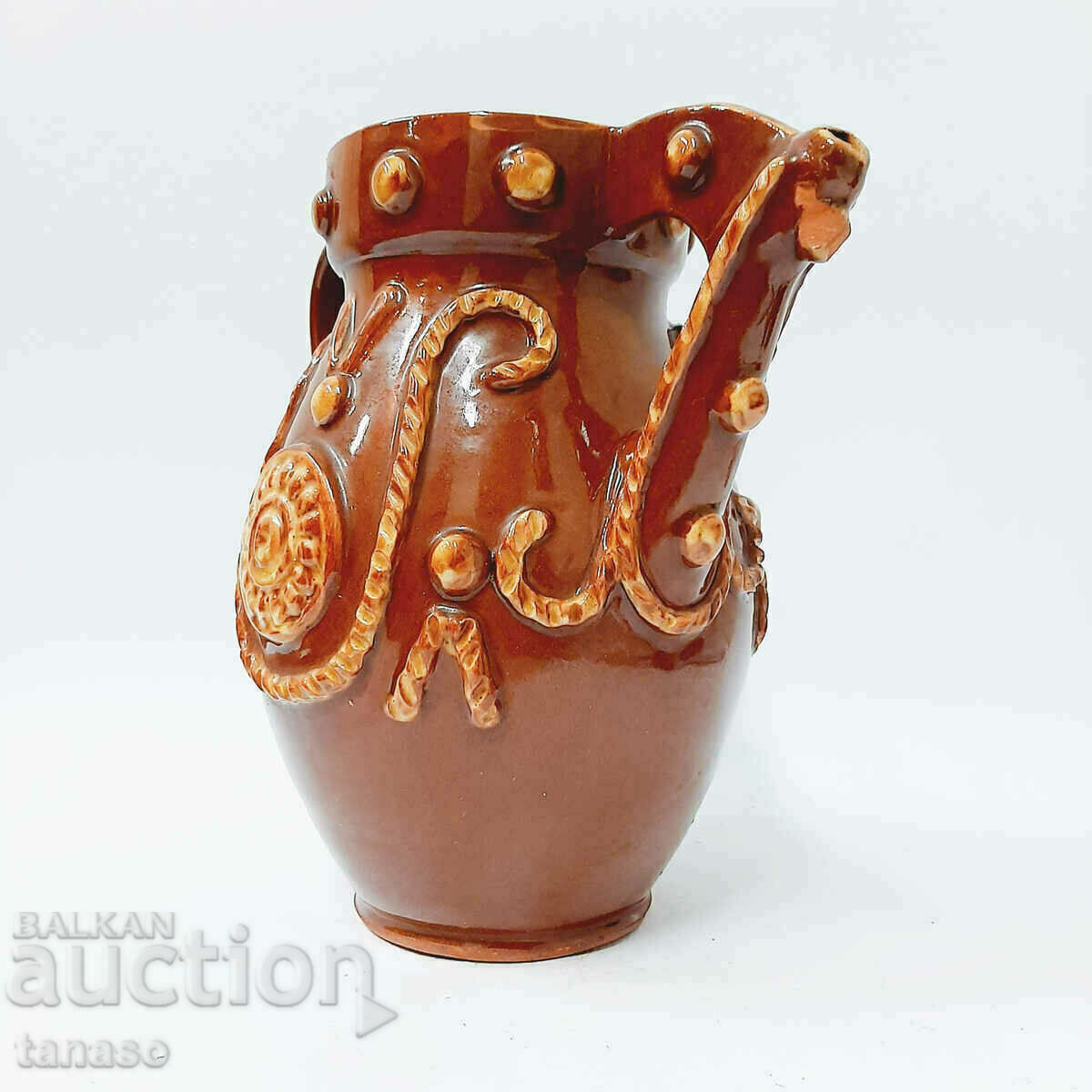 Large beautiful glazed ceramic jug(13.2) - 5 Large beautiful glazed ceramic jug(13.2) - 5