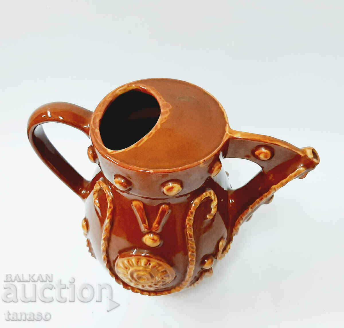 Large beautiful glazed ceramic jug(13.2) - 6 Large beautiful glazed ceramic jug(13.2) - 6