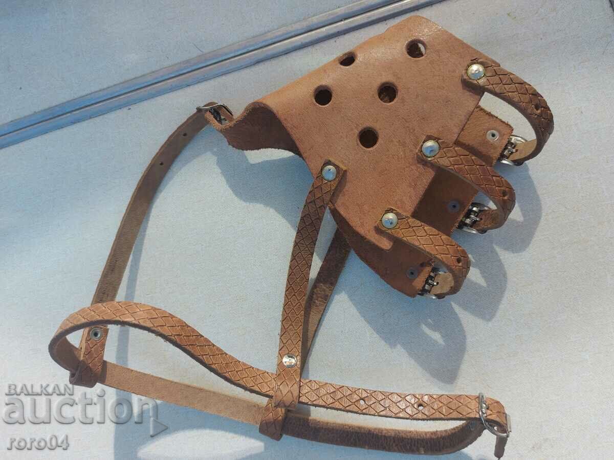 Muzzle - LEATHER - HIGHEST CLASS with price 40.50 BGN | € 20.71 Muzzle - LEATHER - HIGHEST CLASS with price 40.50 BGN | € 20.71