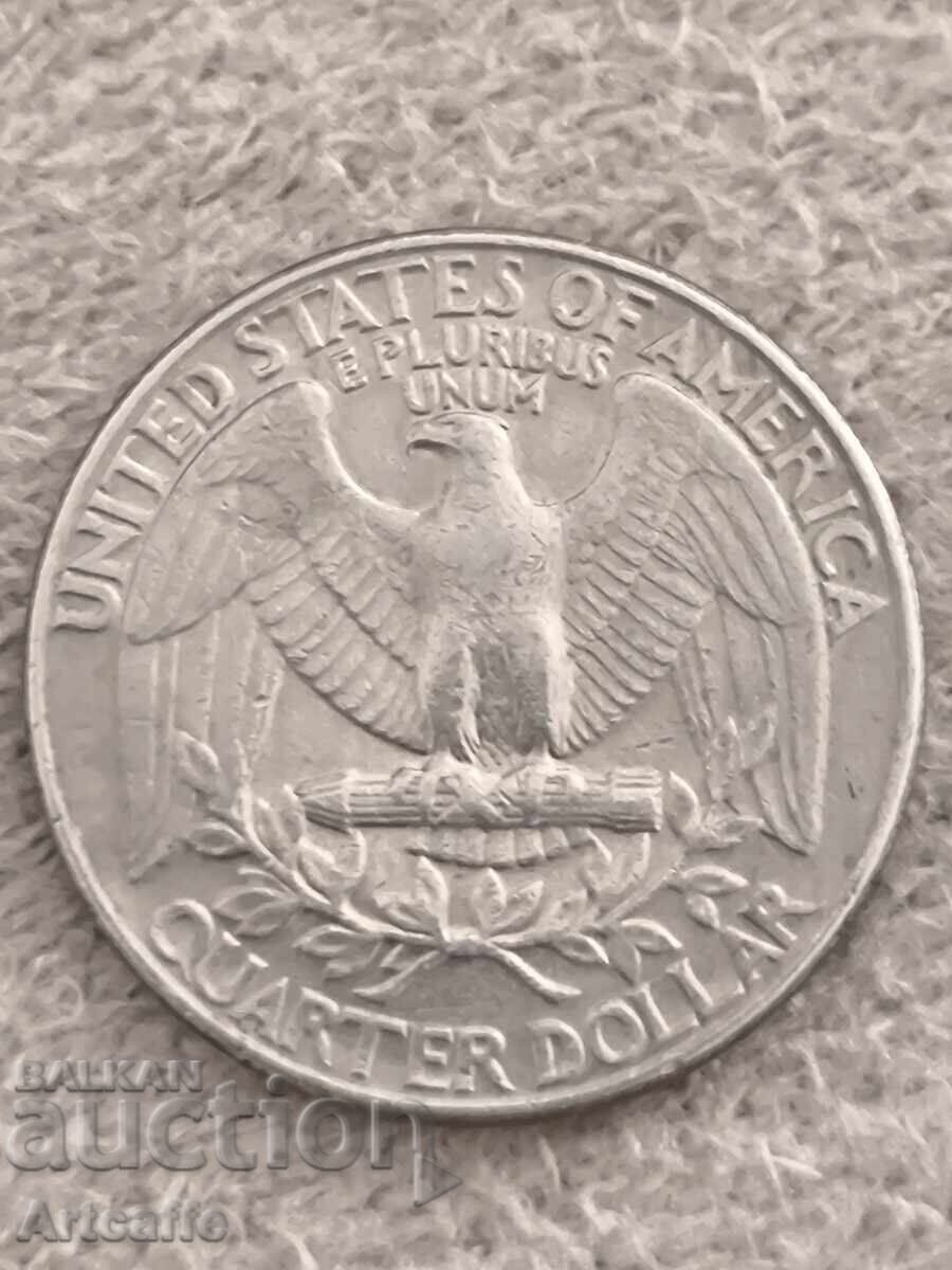 1991 D Quarter Dollar - 6