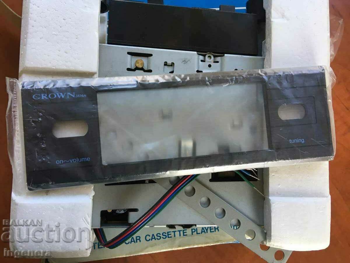 RADIO RADIO CASSETTE FOR CARS "CROWN" NEW - 5 RADIO RADIO CASSETTE FOR CARS "CROWN" NEW - 5