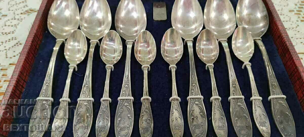 Auction Collectible Russian Cutlery The Olympics in Moscow Auction Collectible Russian Cutlery The Olympics in Moscow