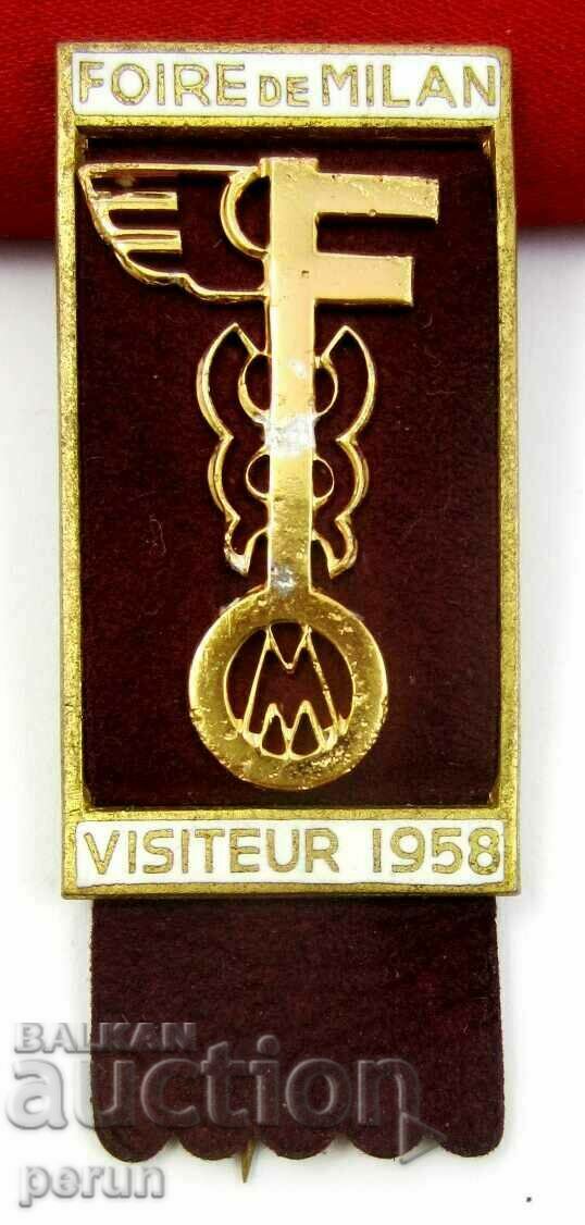 Milan-Italy-Sample Fair -Visitor Badge-Numbered - 5 Milan-Italy-Sample Fair -Visitor Badge-Numbered - 5