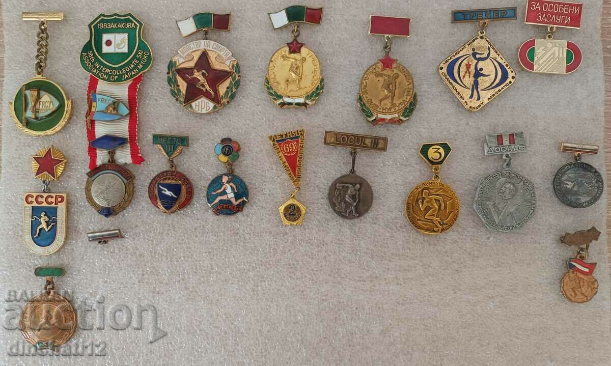 Sports badges collection