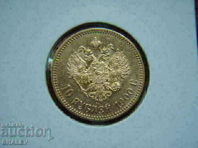Auction 10 Roubel 1900 F.Z. Russia (10 rubles Russia) 1- XF/AU (gold) Auction 10 Roubel 1900 F.Z. Russia (10 rubles Russia) 1- XF/AU (gold)