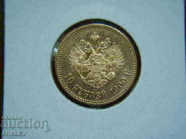 10 Roubel 1900 F.Z. Rusia (10 ruble Rusia) 1- XF/AU (aur)
