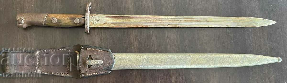 5235 Kingdom of Yugoslavia Mauser VTZ model 1924 bayonet. with price 220.00 BGN | € 112.48
