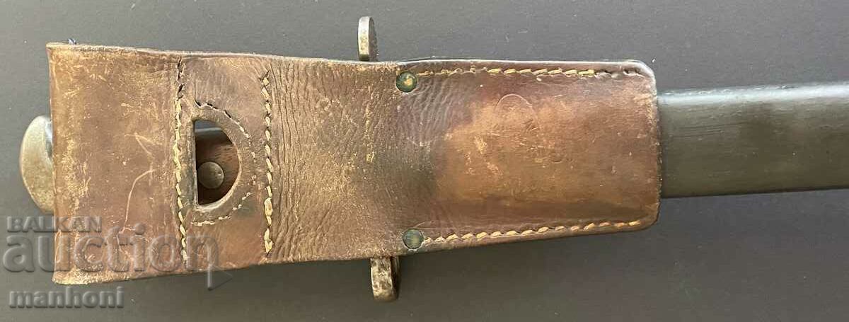 5236 Swiss bayonet model ELSENER SCHWYZ PSV leather scabbard - 6