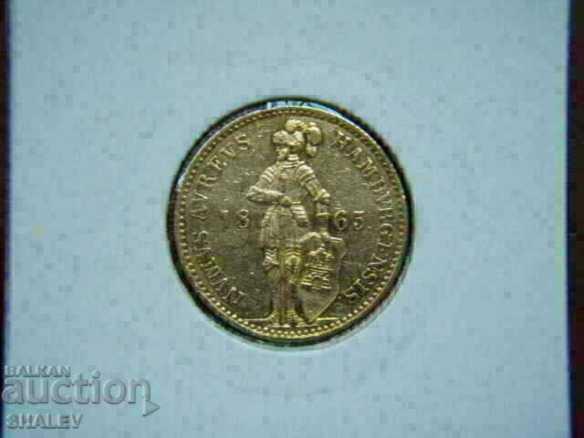 Auction 1 Ducat 1865 Hamburg / Germany (1 ducat) - VF/XF (gold) Auction 1 Ducat 1865 Hamburg / Germany (1 ducat) - VF/XF (gold)
