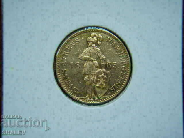 Delivery of 1 Ducat 1865 Hamburg / Germany (1 ducat) - VF/XF (gold) Delivery of 1 Ducat 1865 Hamburg / Germany (1 ducat) - VF/XF (gold)