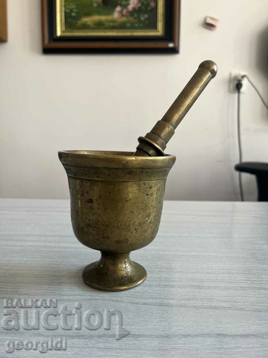Old bronze mortar / mortar #2963
