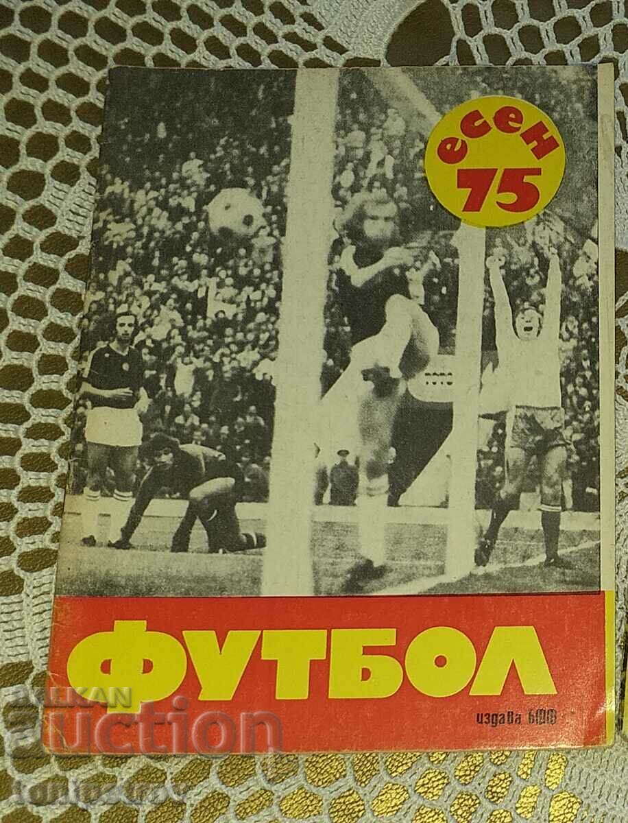 Футболна програма Есен 1975