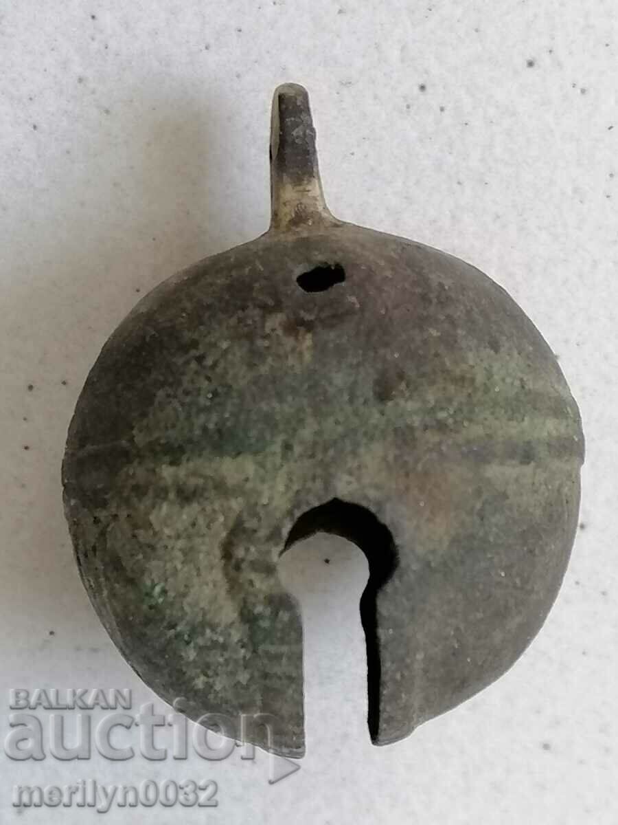 Bronze nut-type horse cart bell - 19th century - 5 Bronze nut-type horse cart bell - 19th century - 5