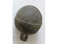 Bronze nut-type horse cart bell - 19th century