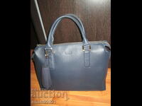 Women's large dark blue bag MOHITO