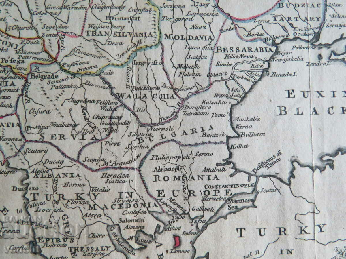 Licitație 1785 - Harta Turciei - Bulgaria = original +