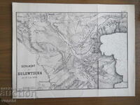 1854 - Plan of Schumen - von Moltke - original +