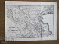 1854 - Plan of Schumen - von Moltke - original +