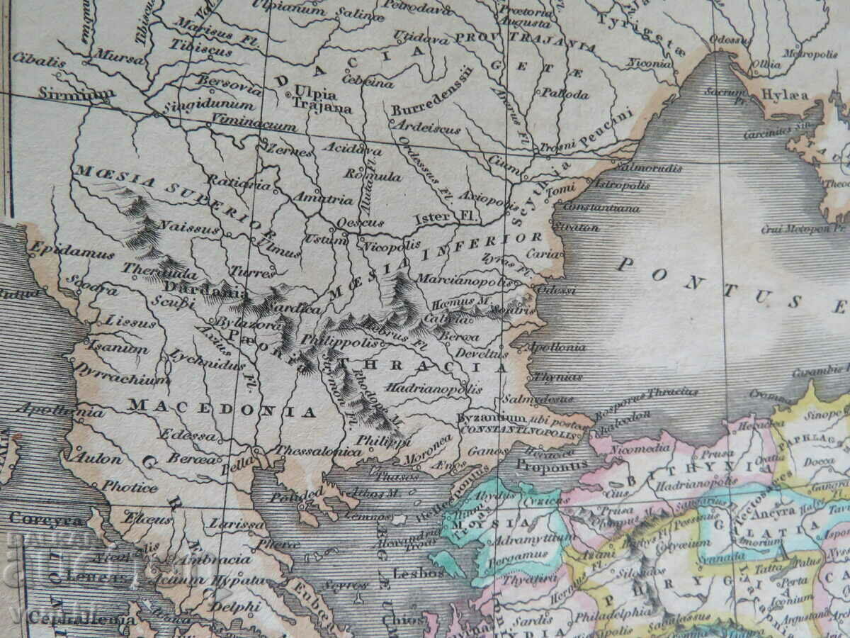 Delivery of 1819 - Map of the Roman Empire - East - Original + Delivery of 1819 - Map of the Roman Empire - East - Original +