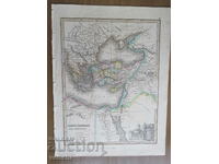 1819 - Χάρτης της Ρωμαϊκής Αυτοκρατορίας - Ανατολή - Πρωτότυπο +