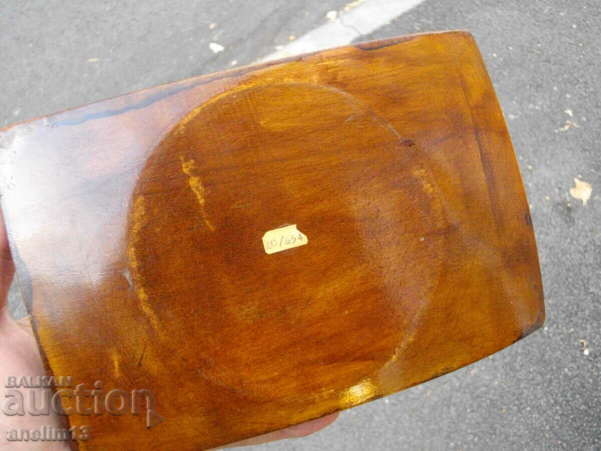 OLD WOODEN JEWELERY BOX CARVING - 7