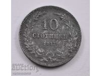 10 cenți 1917 - Bulgaria