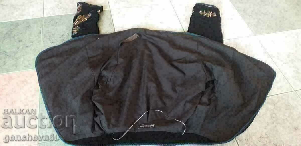 Vesta cu broderie bogată, mărgele, paiete - 6