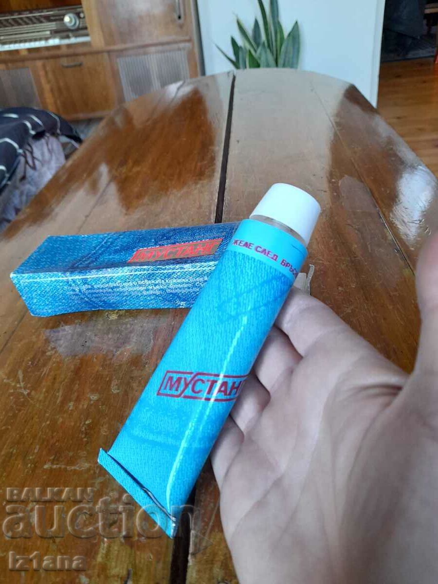 Auction Old Mustang Aftershave Jelly Auction Old Mustang Aftershave Jelly