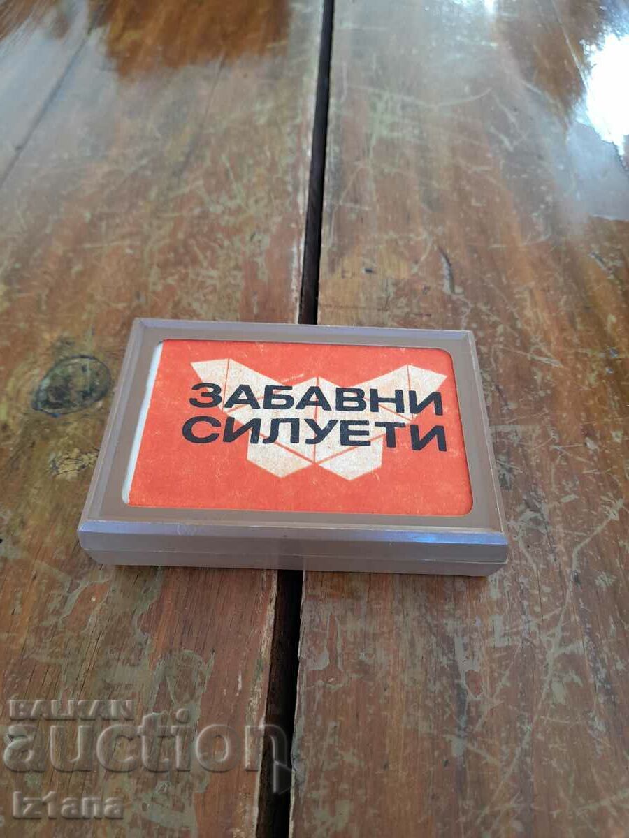 Old Cards Funny Silhouettes