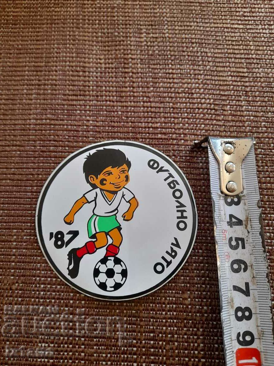 Soccer Summer 1987 Sticker with price 6.00 BGN | € 3.07 Soccer Summer 1987 Sticker with price 6.00 BGN | € 3.07