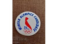 Αυτοκόλλητο υποψήφια Χειμερινοί Ολυμπιακοί Αγώνες Σόφια 1994