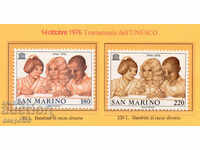 1976. Сан Марино. 30 г. ЮНЕСКО.
