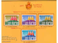 1977. San Marino. Expoziția Filatelică "San Marino '77"