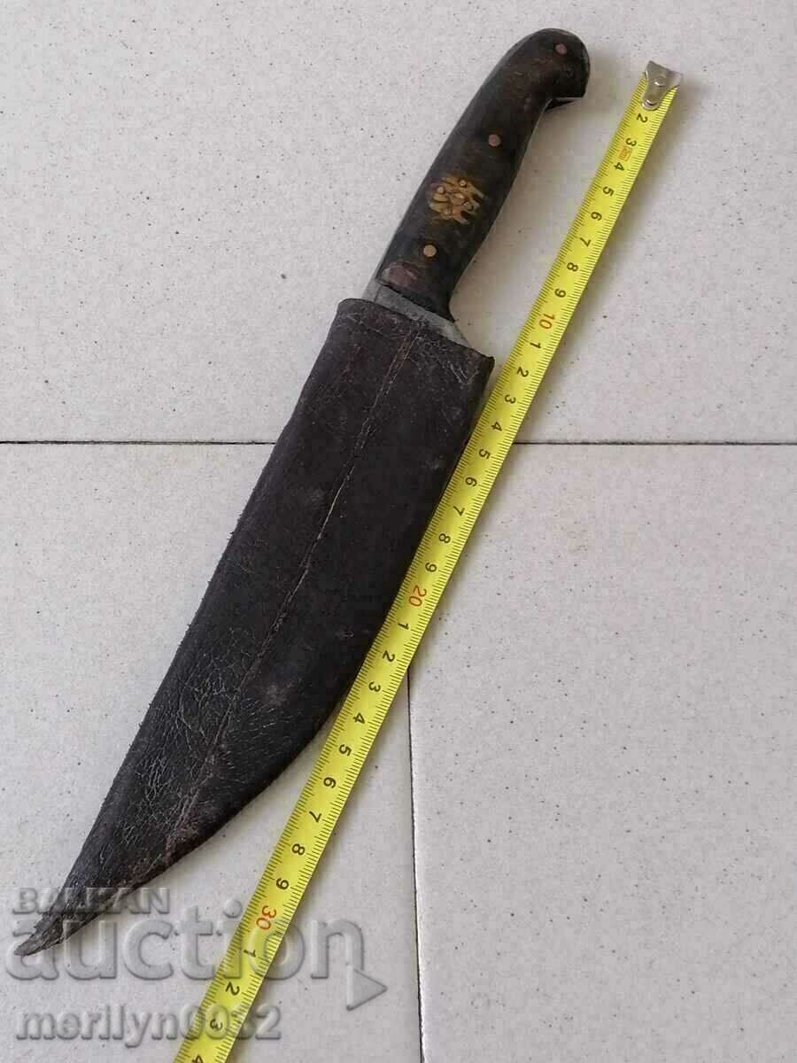 Auction  Hand-forged knife with chereni kaniya karakulak shepherd's blade