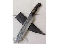 Hand-forged knife with chereni kaniya karakulak shepherd's blade